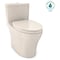 Toto Aquia IV One-Piece Elongated Dual Flush 1.28 and 0.9 GPF Universal Height Sedona Beige MS646124CEMFGN#12 - alternate 1